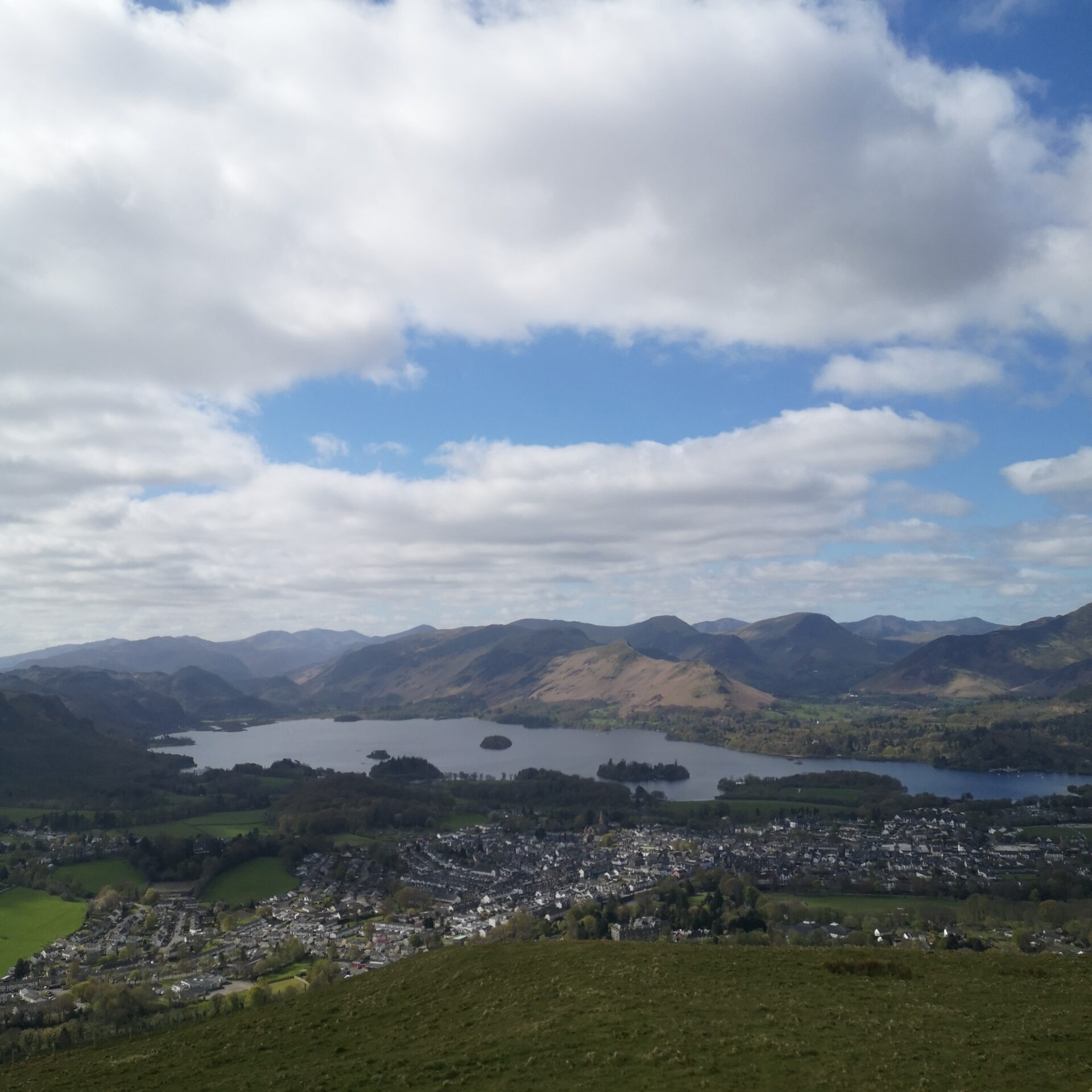 Latrigg view of Keswick and Derwentwater Goodwin Guest House Bed and Breakfast Keswick